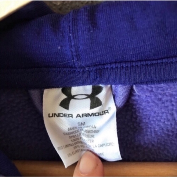 Under Armour • Purple Pullover Hoodie - Picture 3 of 3